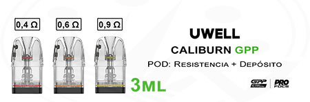G4 GPP Caliburn Pod Uwell