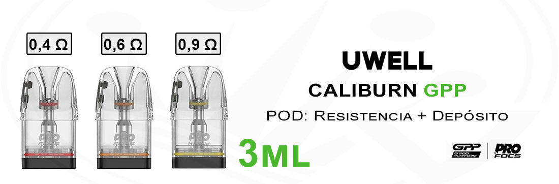 G4 GPP Caliburn Pod Uwell