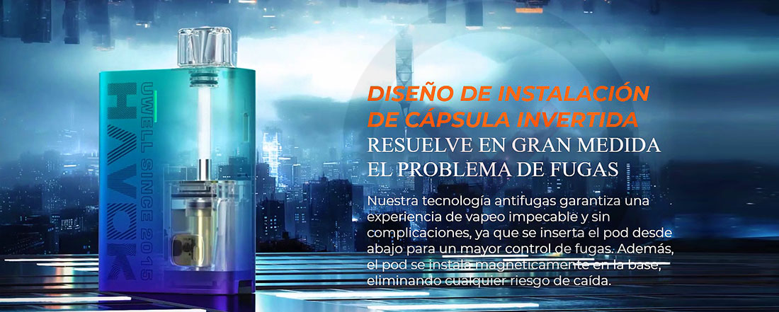 Sistema Reversed Pod del Havok R Pod Uwell