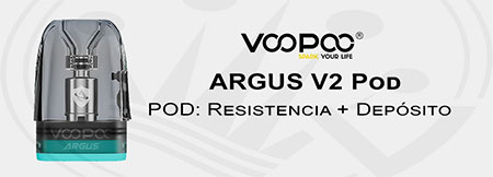 ARGUS V2 Pod Voopoo Resistencias