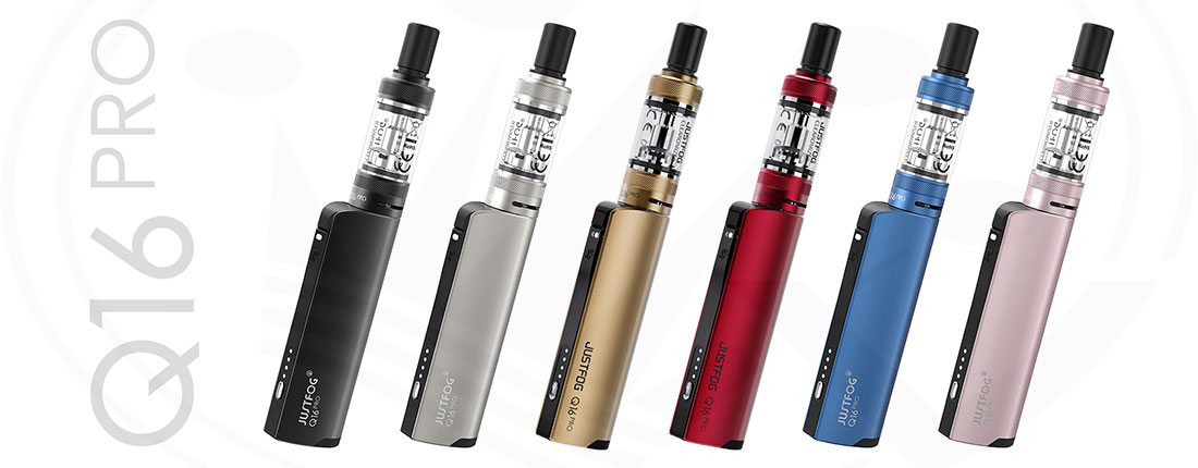 Q16 Pro Kit 900mAh by Justfog color options