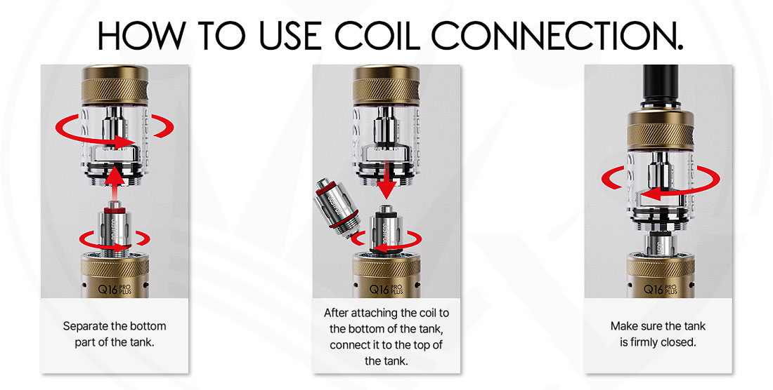 Atomizer Justfog Q16 Pro PLUS coil replacement