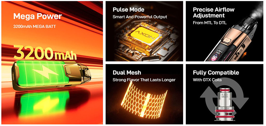 Los mejores cigarrillos electrónicos y equipos de vapeo en España Vaporesso Luxe XR MAX-2