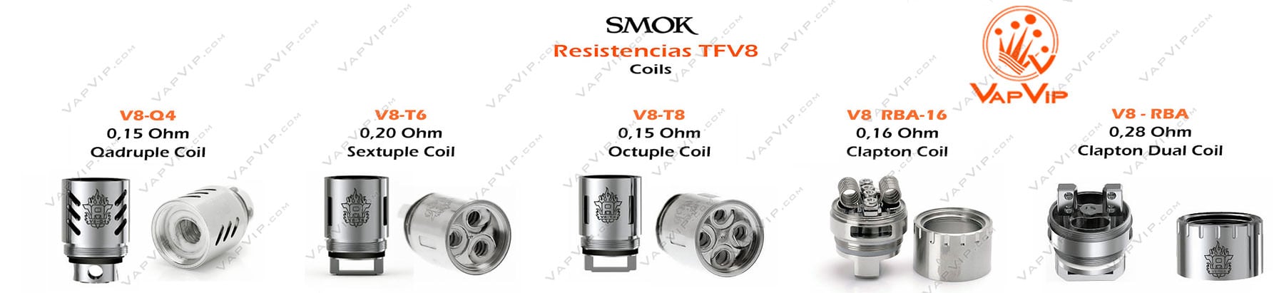 TFV8 6ml Atomizador by Smok comprar en España