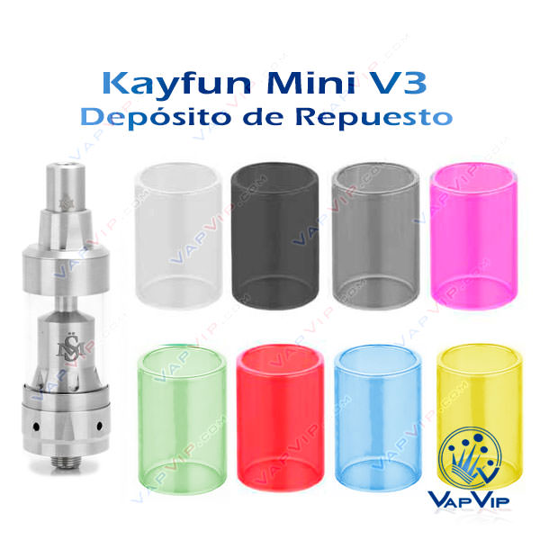 Various Colors Replacement Glass Tank for Kayfun Mini V3