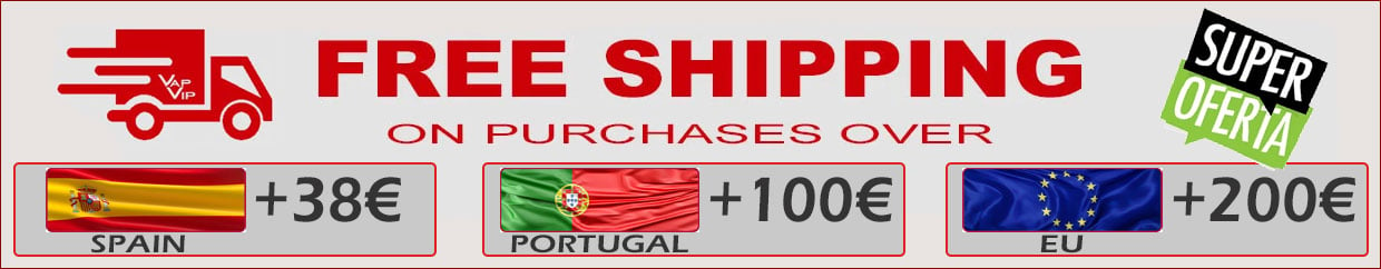 Free shipping in 24 hours in Spain and the rest of Europe